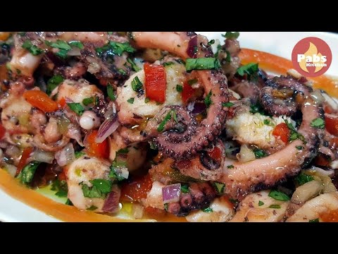 Video: Ingelegde Octopussalade