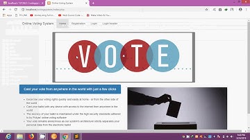 Online Voting System using PHP+SQL in urdu tutorials 033