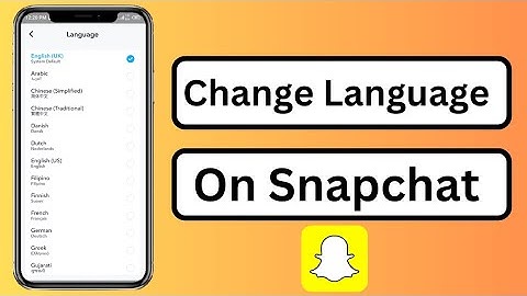 How to Change Language on Snapchat || Change Language on Snapchat || iPhone & Android