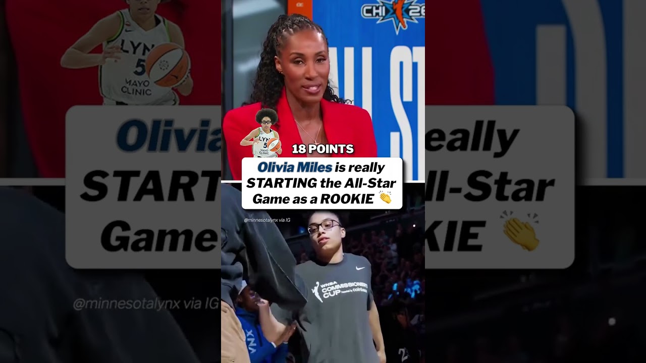 Lisa Leslie is hyped to see Olivia Miles starting in the All-Star Game in her rookie year 🔥
