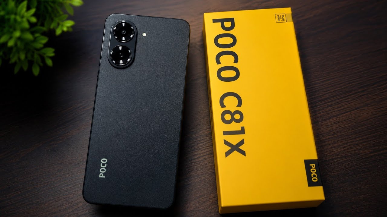POCO C81X Glazed Black Unboxing, First Look & Review !! POCO C81X