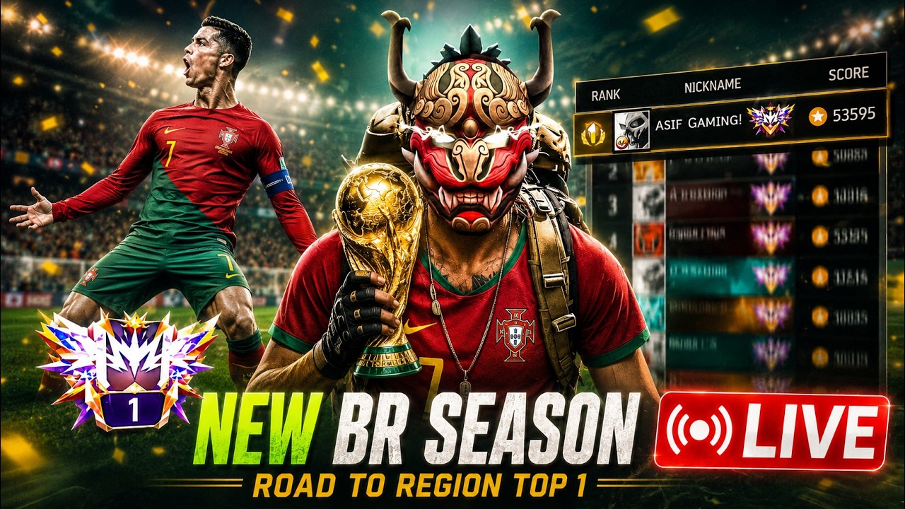 New Season Br Rank Push In V Badge & Hackers Lobby ! 💀 Garena
