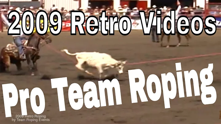 Team Roping Highlights from 2009- Retro rodeo vide...