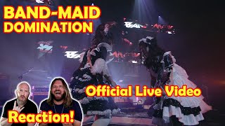 Musicians react to hearing BAND-MAID / DOMINATION (Official Live Video)!