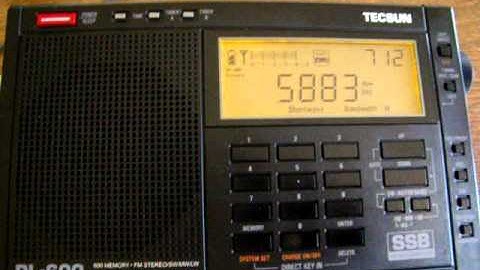 Numbers station cuba V2A 5883 khz