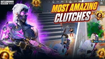 60 Fps is Enough for this Android Player | Fastest 5 Finger 1v4 Clutches | BGMI