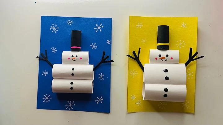 How to Make a Paper Snowman | Easy Snowman Craft |Easy Christmas Craft #diy #diyideas #christmas 