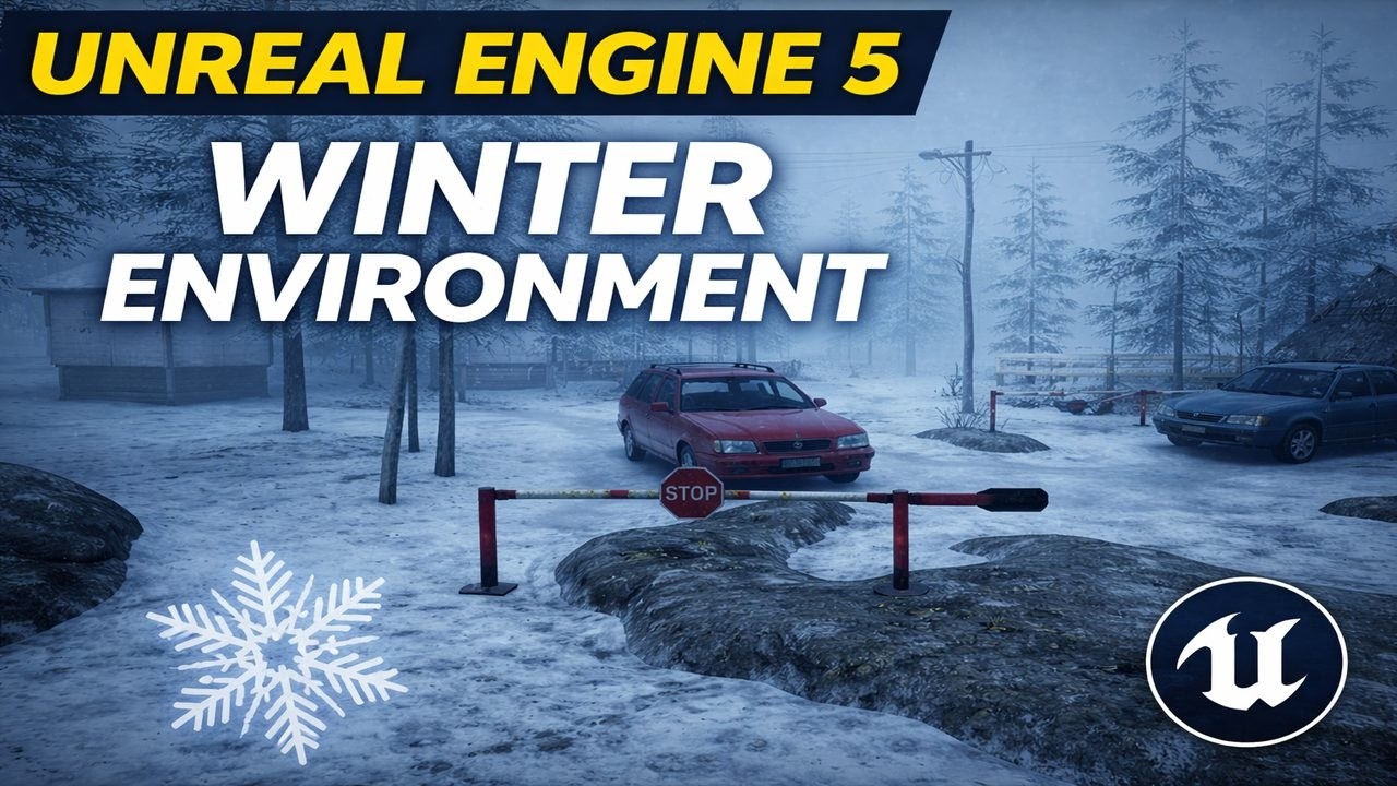 Creating a Snowy Winter Environment in Unreal Engine 5 | UE5 ...