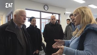 Επίσκεψη του Περιφερειάρχη Β. Αιγαίου στο Κ.Υ. Καρλοβάσου