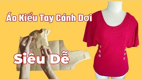 73/Hướng Dẫn Cắt Áo Cổ Thuyền Tay Cánh Dơi Xếp Li Eo Cực Kỳ Đơn Giản/Đồ Bộ Mặc Nhà/@utgomtv7311