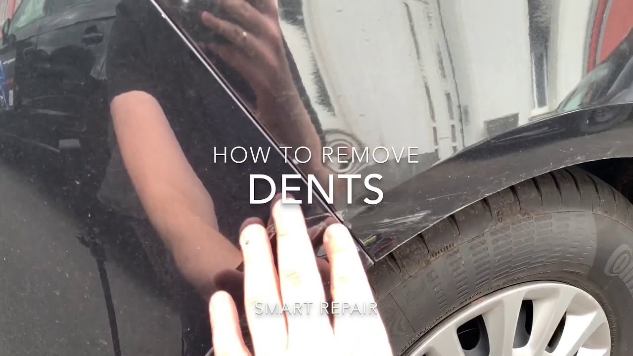 How to remove dents with paintless dent repair kit (PDR) smart
