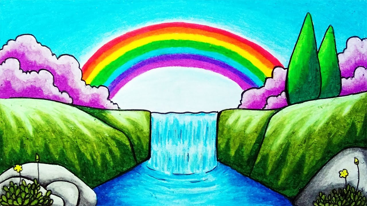 Featured image of post Landscape Rainbow Drawings Art / Check out our landscape art selection for the very best in unique or custom, handmade pieces from our prints shops.