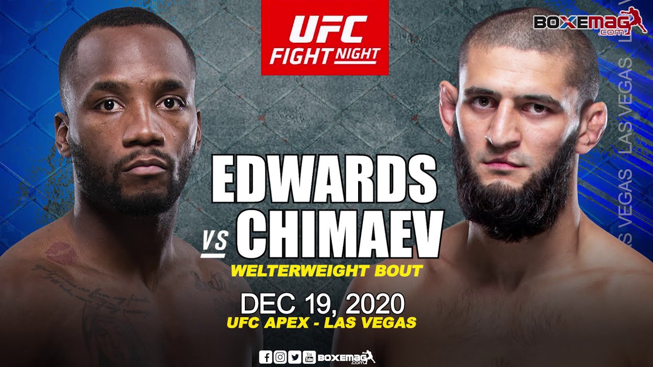 Khamzat Chimaev vs Leon Edwards - Tale Of Tape 2.0 UFC ...