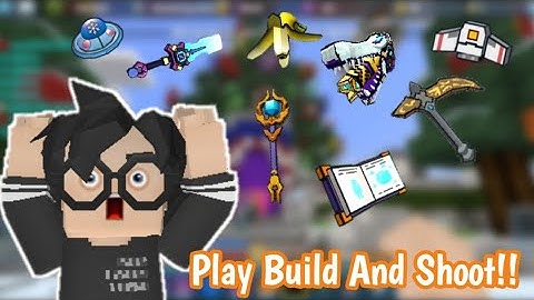 Playing Build And Shoot!! - Blockman Go Adventure (Build And Shoot)
