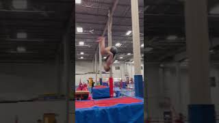 If you’re a tumbler you understand. First double back in over a year. #tumbling #gymnastics