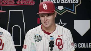 OU Baseball Media Day: Skip Johnson, Jaxon Willits, Trey Gambill Preview Championship Series