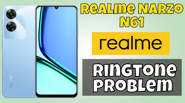Ringtone problem Realme Narzo N61 || How to solve ringtone issues || ringtone not working solution
