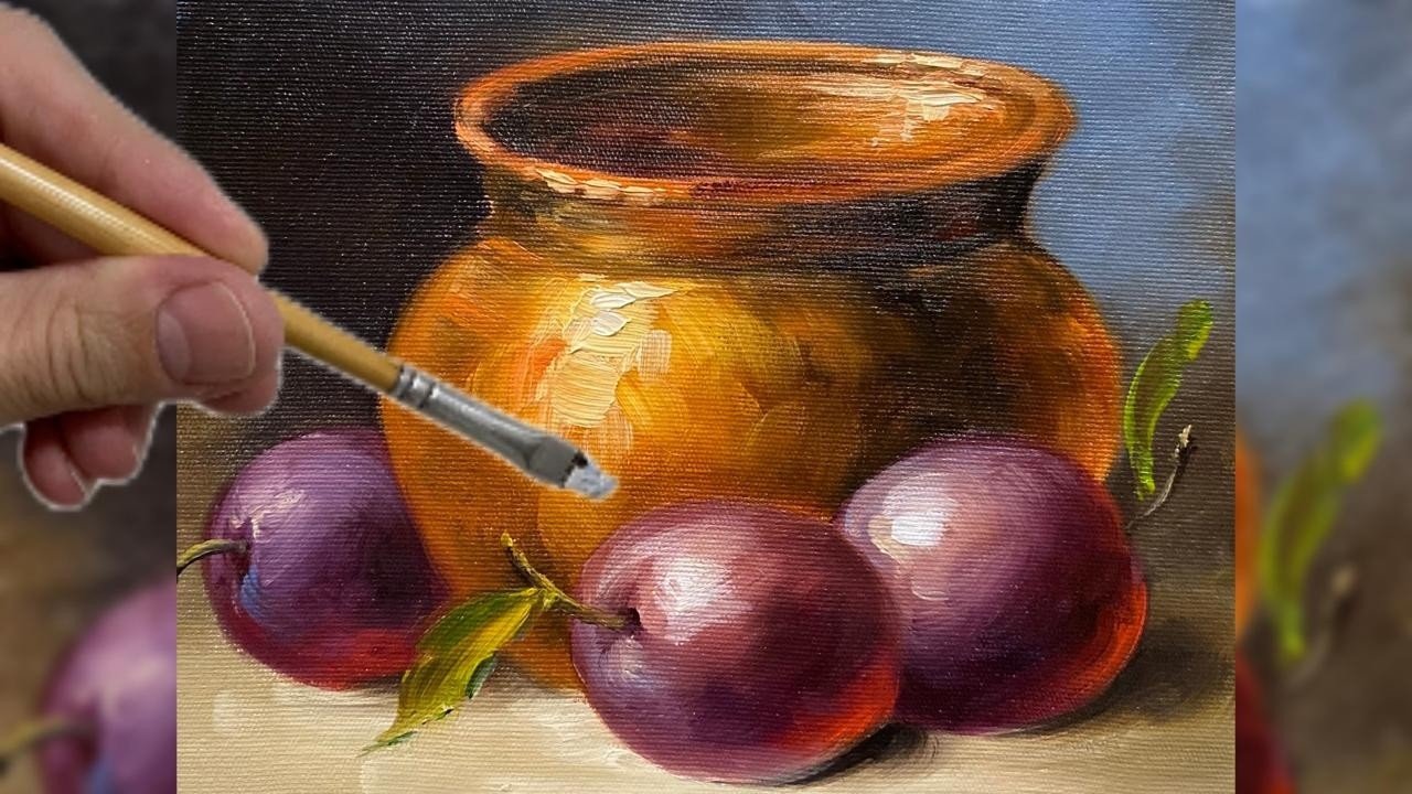 Этот художник создает невероятные картины за считанные минуты / Пошаговое рисование