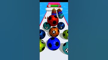 🔠 A-Z Run - 2048 ABC Runner Level-924 | Max Level | ASMR Puzzle Ball Runner #shorts