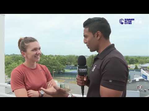 SImona Halep: 2019 Cincinnati PreTournament Tennis Channel Interview