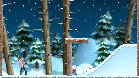 Stupid zombies 2 - Walkthrough - Snow Level 1 (Day 1 )