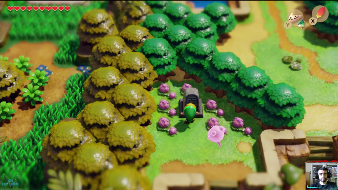 The Legend Of Zelda Link's Awakening "Guiando al espectro a su casa y