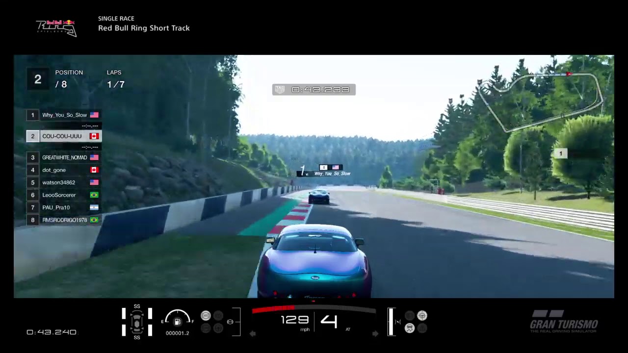 COU-COU-UUU quits races when he fails at cheating - GT Sport Online Race
