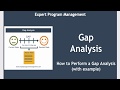 How to do a gap analysis