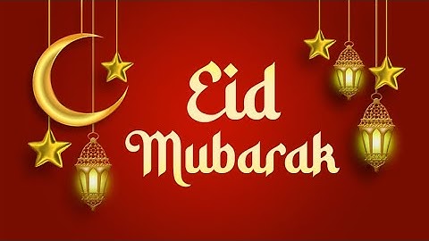 Eid Mubarak To All Muslims (Animation using HTML and CSS)