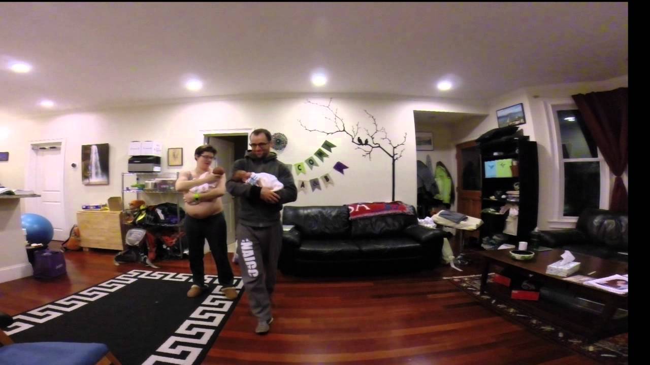 Twin Pregnancy Cartwheel Time Lapse