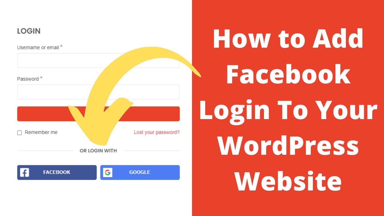 How to Integrate Facebook Login with WordPress