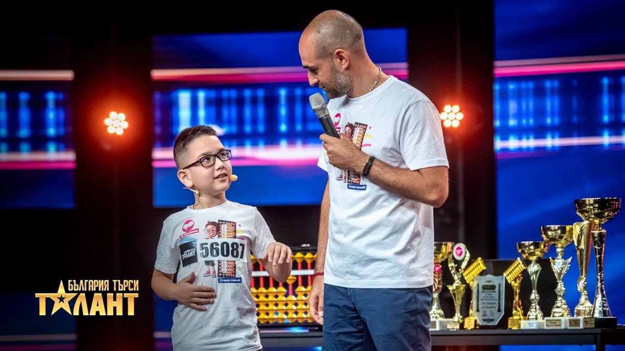 Златен бутон за шампиона по ментална аритметика Константин Червенков I България търси талант