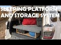 Custom DIY Sleeping Platform and Storage System For a Toyota 4Runner For Overlanding and Camping