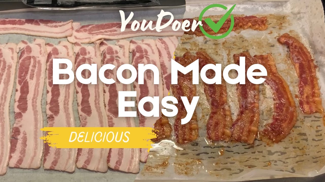 How To Cook Bacon. No Mess In The Oven. - YouTube