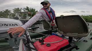 POLICE!!!!!!! super interested in my boat! Sea Eagle Fishskiff16 5HP and 1.5 Outboards Sea Trial
