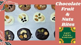 Fruit & Nut Chocolate Bites||Rakhi Special Chocolates|मिनटों में बनाये बाजार से भी अच्छा चॉकलेट