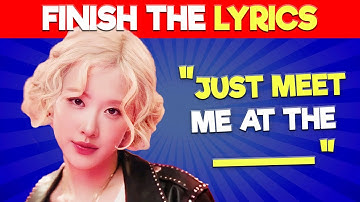 FINISH THE LYRICS 🎶 2025 Edition | Music Quiz