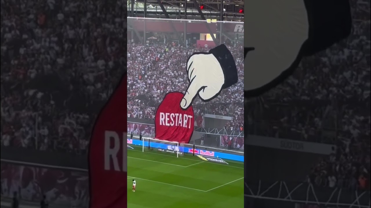 Leipzig Choreo gestern gegen Heidenheim. Wer würde dem Aufruf am Ende folgen und spenden?