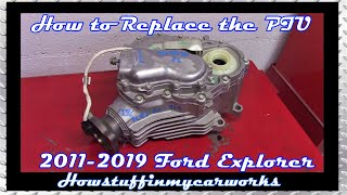 How to replace the Power Transfer Unit aka PTU on 5th Gen Ford Explorer AWD