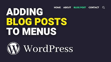 How to Add POSTS to WordPress Menus [Blog Posts in Menu]