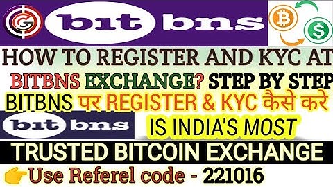 Bitbns में Account कैसे open करें/ Bitbns Registration/Kyc kaise kare /GkCryptox/Hindi