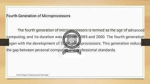 1.2 Evolution of Microprocessor Architectures