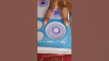 How many rotate my pen #satisfying #spirograph #art #spiroart #oddlysatisfying #spirography #drawing