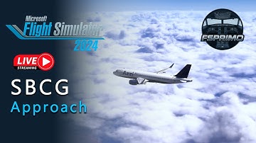 Campo Grande Approach  - Fenix A320 - MSFS2024 #msfs2024 #quest3 #virtualreality #vr