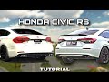 How to make honda civic rs  car parking multiplayer