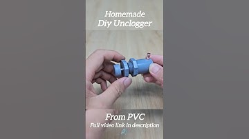 homemade diy unclogger from PVC | #diy #dcmotor #inventions #machine #experiment #science #lifehacks