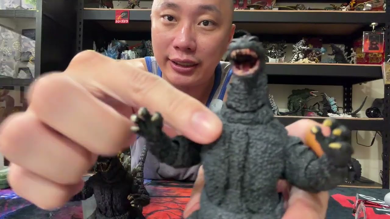 ★S.H.MonsterArts 1989海報版本 & 紅蓮哥吉拉聲光手電筒★