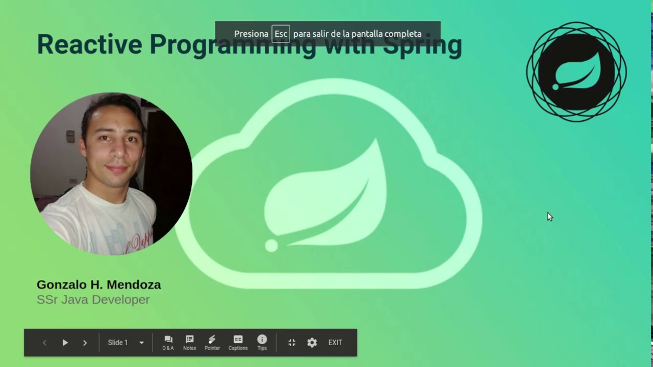 Reactive Spring WebFlux - Hello World - YouTube