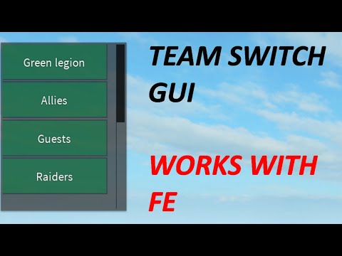 Team Switch Changer Gui Set Up Tutorial Youtube - roblox choose team gui youtube