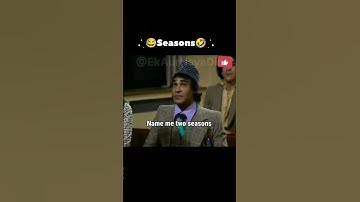 English is fun - Do you know these seasons? #funny #comedy #humor #shorts